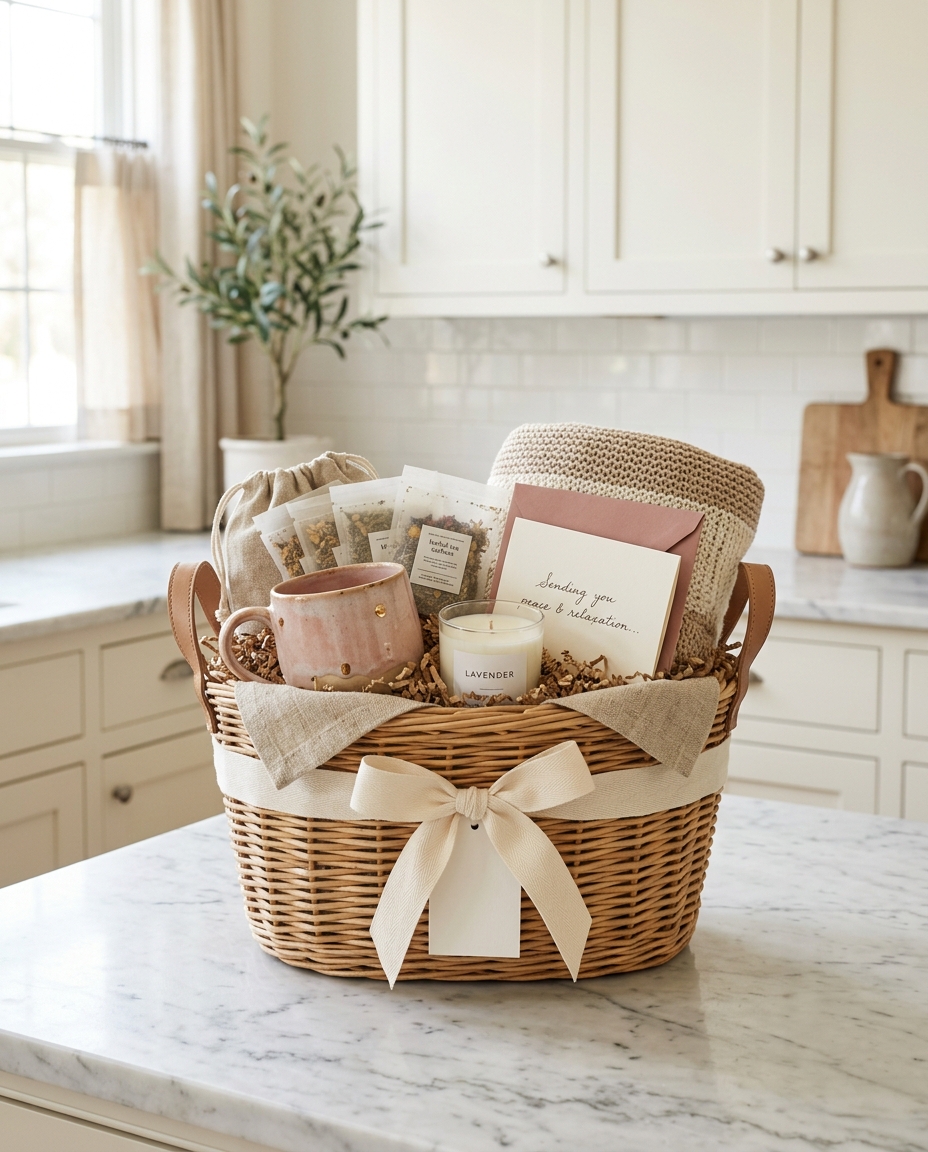 Gift baskets handmade by Thoughtful Baskets Co.