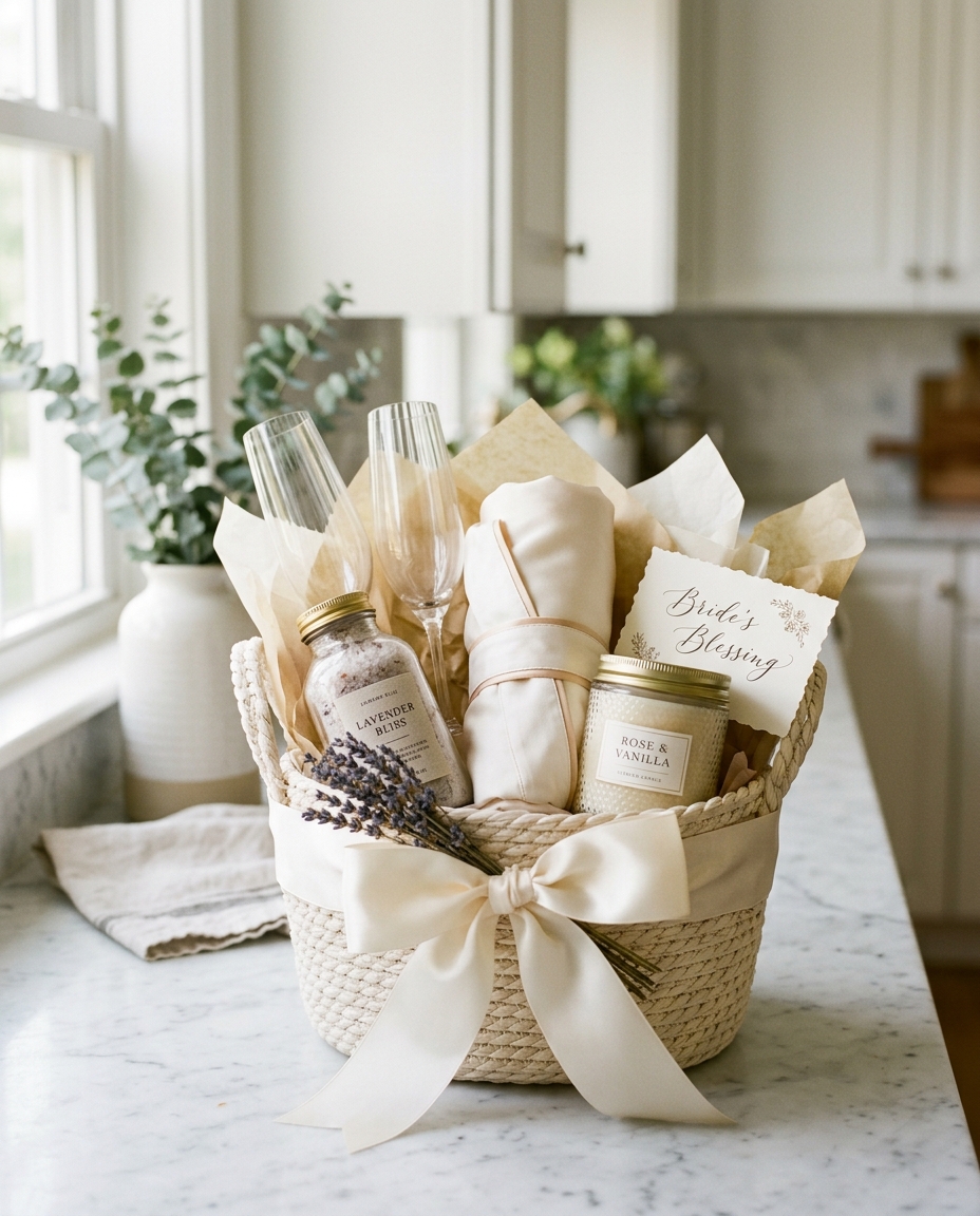 Bride's Blessing Basket — gift basket by Thoughtful Baskets Co.